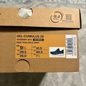 ASICS Gel-Cumulus 26 Women's Shoes - Rich Teal and Pale Mint